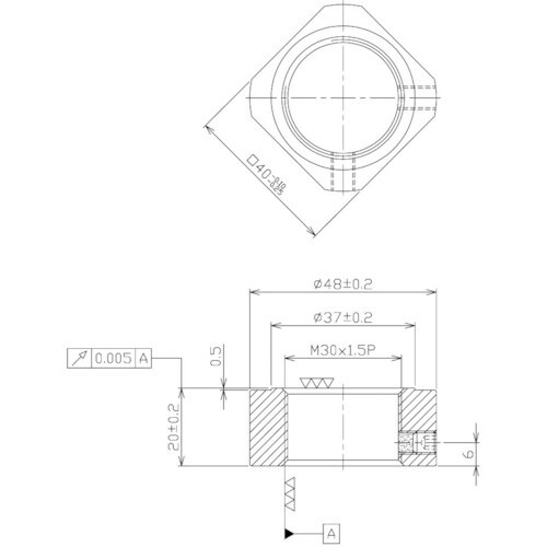 NIKKI 精密ロックナット MRNシリーズ M3