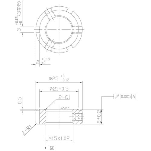 NIKKI 精密ロックナット MRZシリーズ M1
