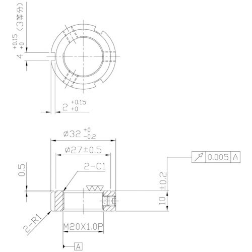 NIKKI 精密ロックナット MRZシリーズ M2