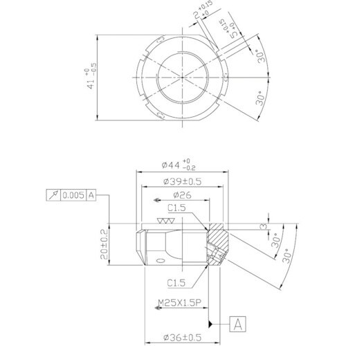 NIKKI 精密ロックナット SFZシリーズ M2