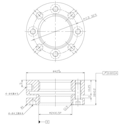 NIKKI 精密ロックナット MKRシリーズ M2