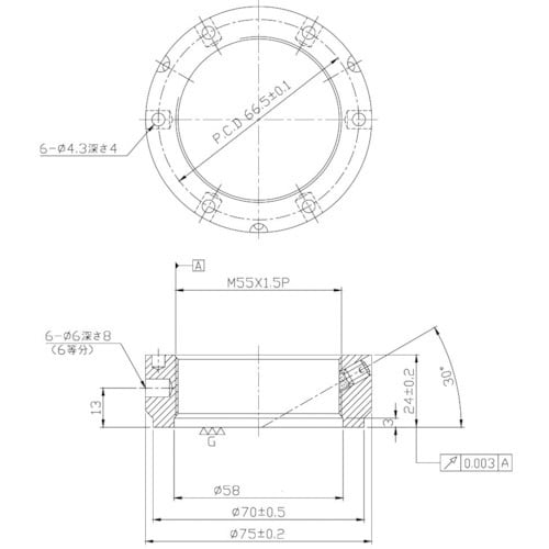 NIKKI 精密ロックナット TMFシリーズ M5