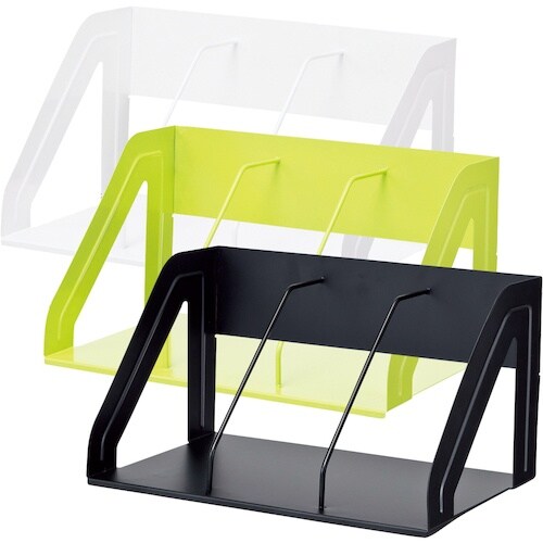 LIHIT ブックスタンド 黄緑