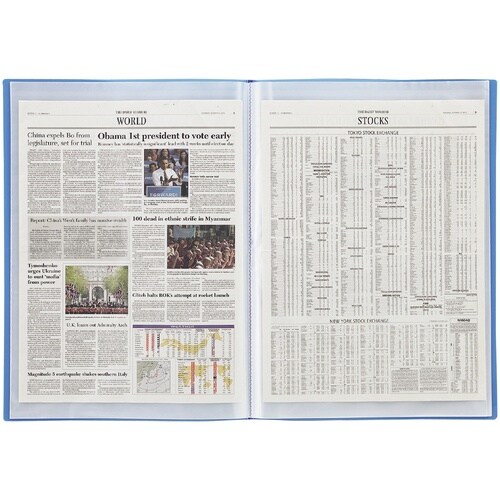 LIHIT 透明クリヤーブック 20P クリヤー