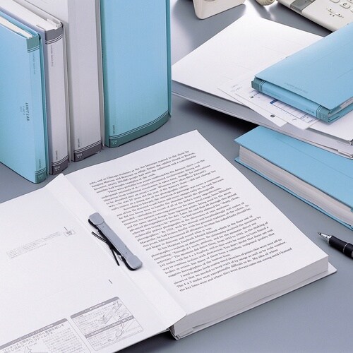 LIHIT ユーノビクイックファイル 青 A4/E