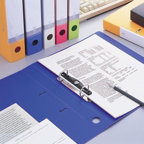 LIHIT D型リングファイル(450枚収納) 白