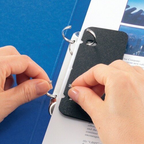 LIHIT リングファイル 藍 A4