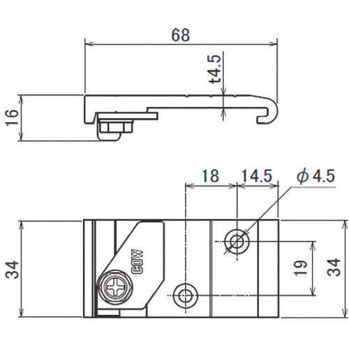 HINAKA アルミ天井ブラケット