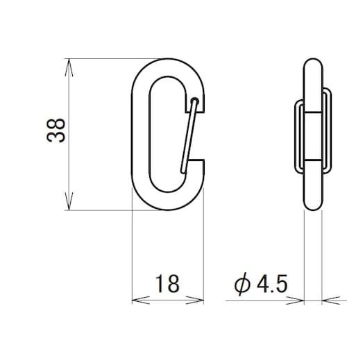 HINAKA “レクト30”レール用ショートスナッ