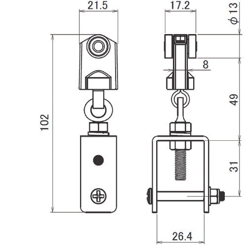 HINAKA 重量級ステンレスアジャストランナー