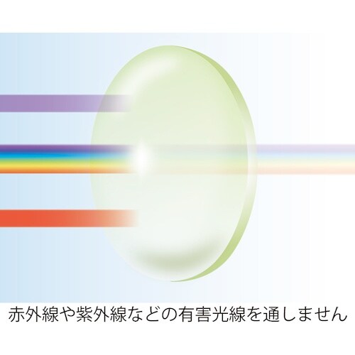 リケン 二眼型遮光メガネ RS−24LU用 替レン