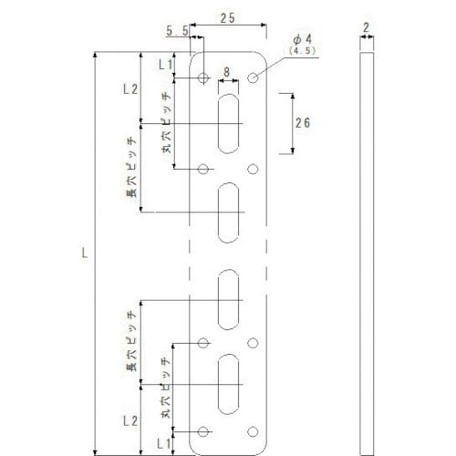 YAHATA ステンレス ステー S6
