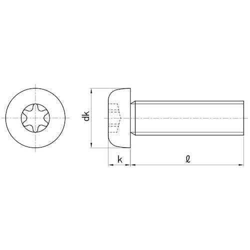 SUNCO ユニクロTRXナベ小ネジ(T10 3×