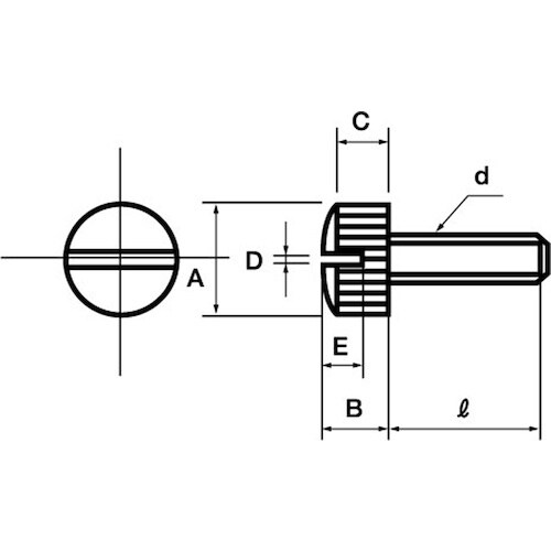 SUNCO ニッケルECO−BS(−)ローレットビ