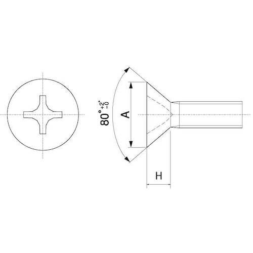 SUNCO ステン(+)UNFFLAT1/4−28