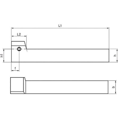 GUHRING 溝入れ工具 角シャンクホルダ・ オ