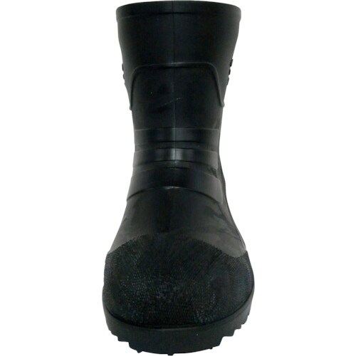 喜多 安全ショートPVC長靴 KR7460 ブラッ