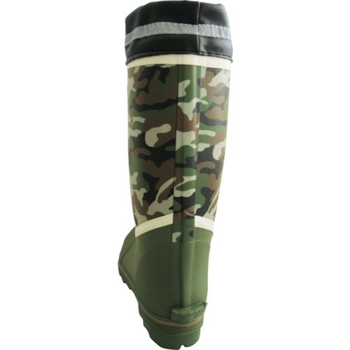 喜多 迷彩安全ゴム長靴(カバー付) KR7260