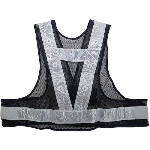 喜多 LED安全ベスト(ショート丈) No6080