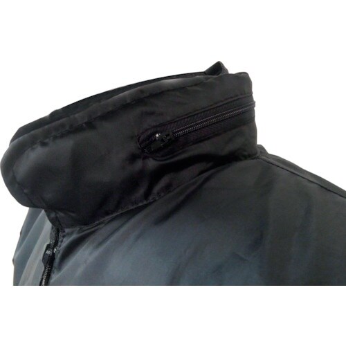 喜多 前開き オールキルトヤッケ 収納フード付 N