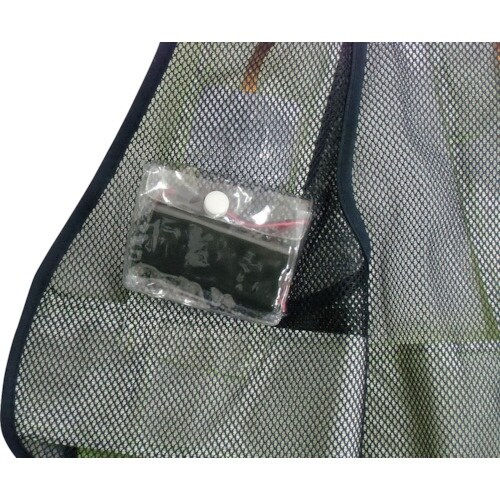 喜多 LED安全ベスト No6070 ネイビー×ラ