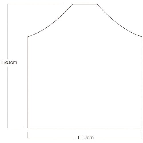 喜多 ビニール胸付前掛 No2240 ホワイト 特