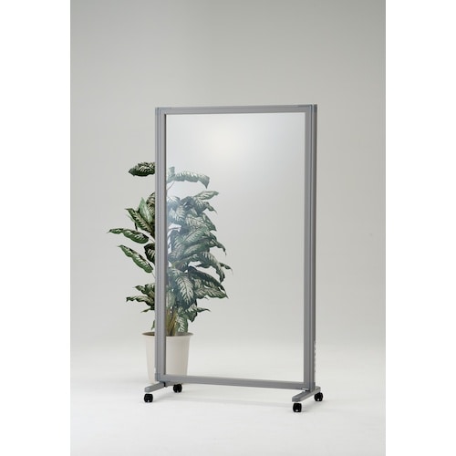 TRUSCO ローパーティション 全面透明 W90