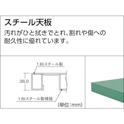 TRUSCO 中荷重作業台(2000kg)DW型
