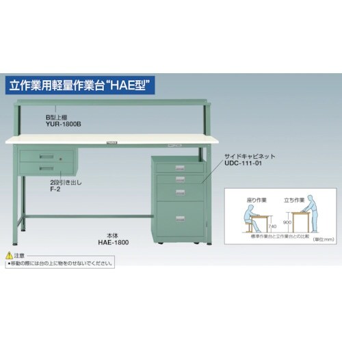 TRUSCO 軽荷重立作業台(300kg)HAE型