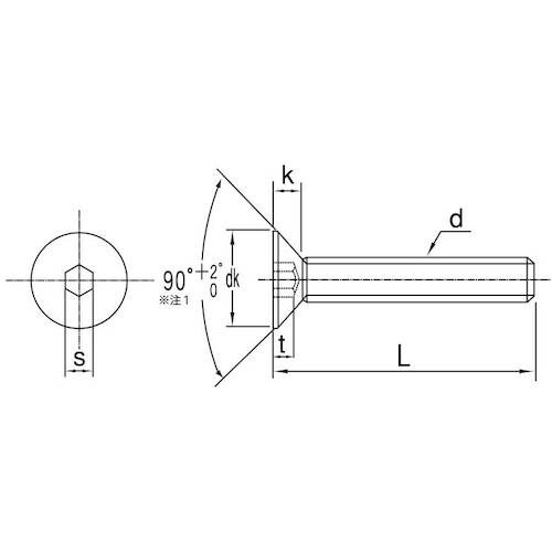 SUNCO MOコート SUSサラCAP 6×1