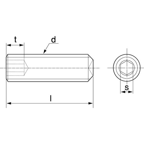 SUNCO ステンレス HS(UNF(くぼみ先 #