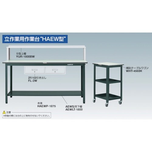 TRUSCO 中荷重立作業台(500kg)HAEW