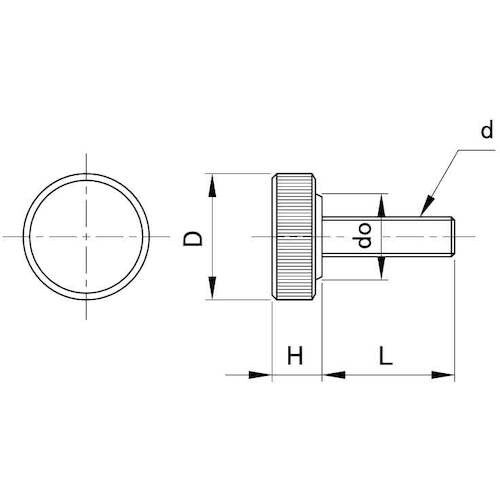SUNCO ステンレス サムスクリュ−(全ネジ 丸