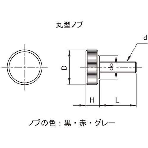 SUNCO ステンレス サムスクリュ−(全ネジ 丸