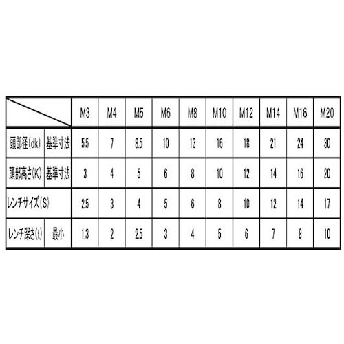 SUNCO ステンCAP(左ネジ 5×50 (10