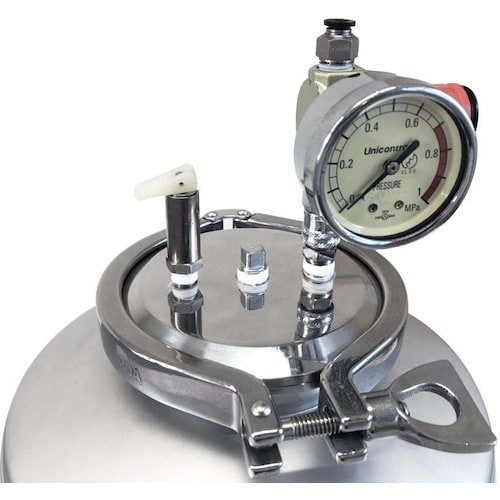 ユニコントロールズ ステンレス圧力容器 20L 液