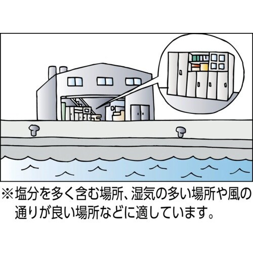 TRUSCO TZ型防錆強化掃除用具入れ ワイドタ