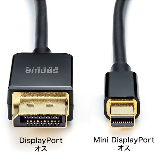 SANWA ミニ−DisplayPort変換ケーブ