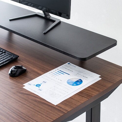 SANWA クランプ式机上ラック(W1000)