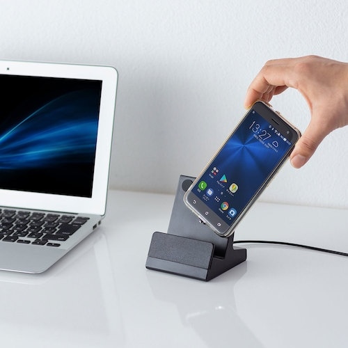 SANWA マグネット着脱式充電クレードルスタンド