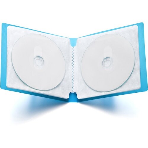 SANWA DVD・CDファイルケース(12枚収納