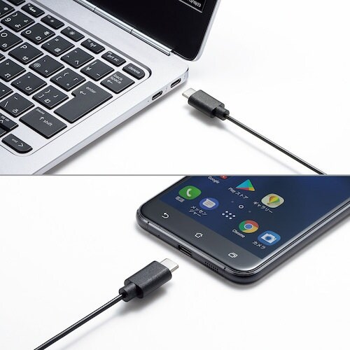 SANWA 有線Type−CブルーLEDマウス(5