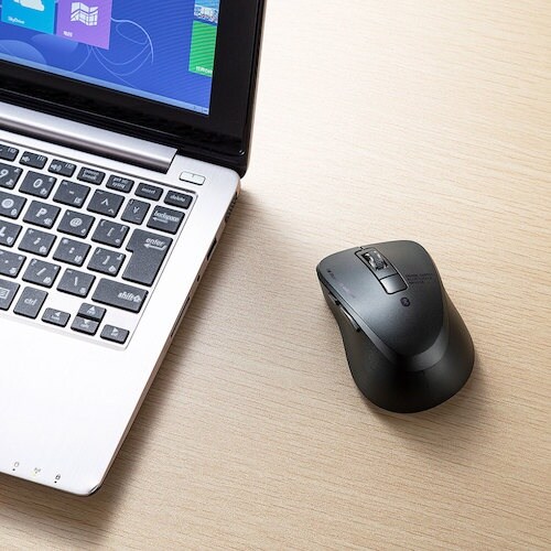 SANWA 静音Bluetooth 5.0 ブルー