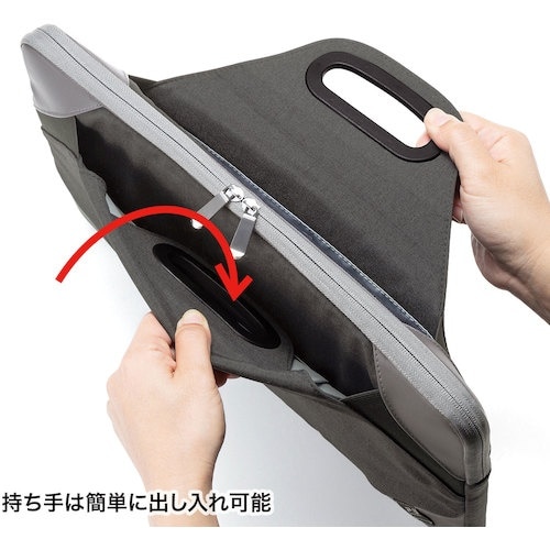 SANWA 衝撃吸収PCケース(15.6型ワイド)