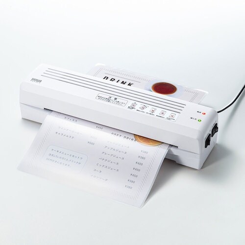 SANWA A4ラミネーター(2本ローラー)