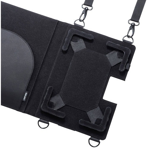 SANWA ショルダーベルト付き10.1型タブレッ