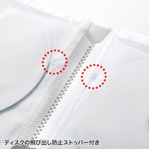 SANWA DVD・CDファイルケース(12枚収納