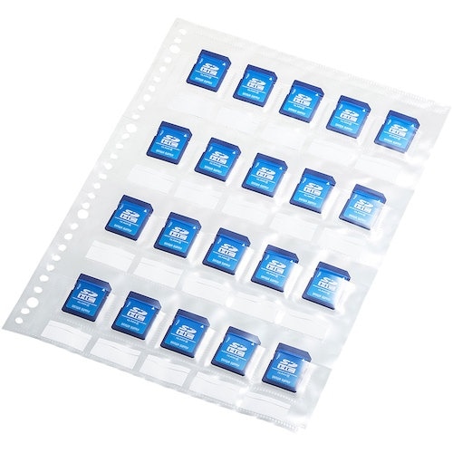 SANWA メモリーカードファイルシート(SDカー