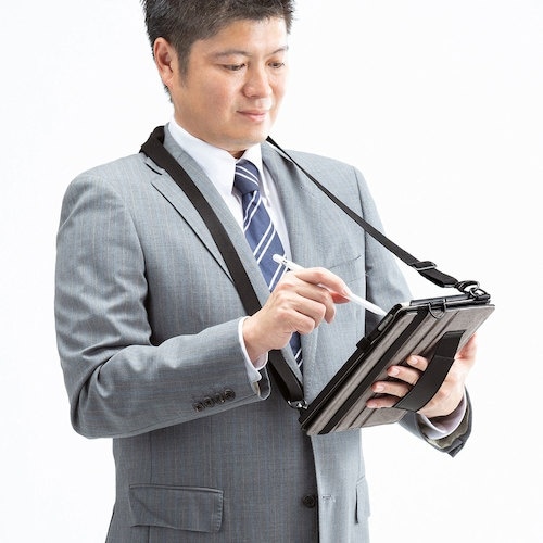 SANWA iPad 10.2インチ スタンド機能