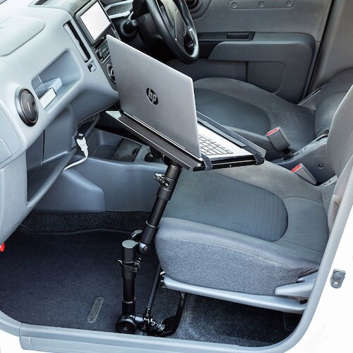 SANWA 車載用ノートパソコン台